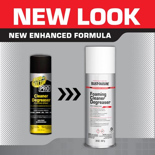Rust-Oleum Professional Cleaners Foaming Cleaner Degreaser | 20oz Aerosol Can | Professional Strength - size: 20 Fl Oz (Pack of 1)