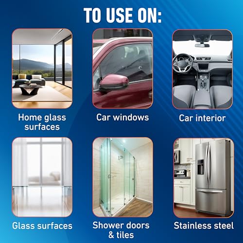 Unger ProClean Connect and Clean Indoor Window Cleaning Kit, Washing Tool with Swivel Head for Tight Corners and Edges, Streak-Free Results on Glass and Mirrors, Reusable Microfiber Pads - size: 1 Count (Pack of 1), style: ProClean Window Cleaning Tool