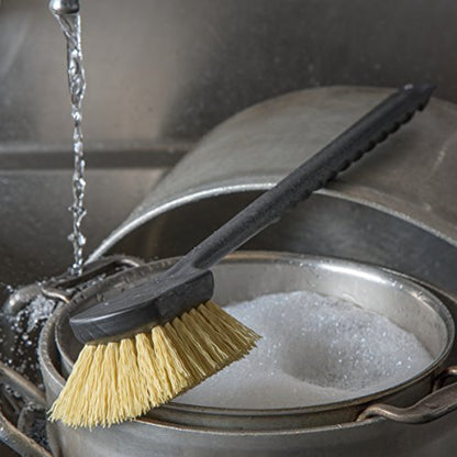 SPARTA 20-Inch Utility Scrub Brush Heavy-Duty Cleaning Tool with Chemical-Resistant Polypropylene Bristles, BPA-Free for Kitchens, Healthcare, and Warehouses, 20 Inches, Black
