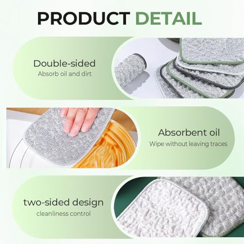Multipurpose Wire Dishwashing Rags, 2025 New Wire Dishwashing Rags for Wet and Dry, Non Scratch Dishcloth Rag, Reusable Metal Scrubbing Pads Sponge Cloths for Kitchen Cleaning (20)