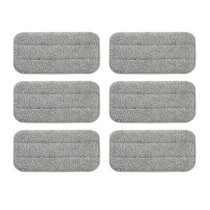 Seyola Steam Mop Pads for Floor Cleaning, Washable and Reusable Replacement Mop Pads 6pack - color: Grey