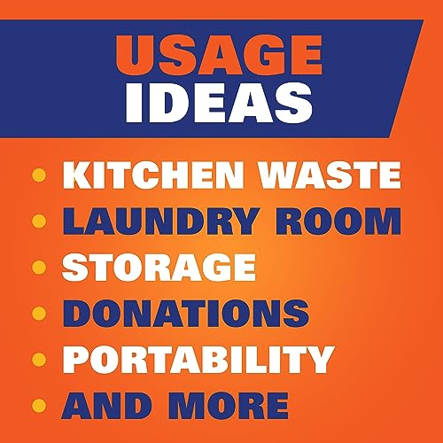 Hefty Ultra Strong 13 Gallon Trash Bags, Tall Kitchen Trash Bags 13 Gallon Size, Drawstring Closure, Continuous Odor Control, White, Clean Burst Scent, 80 Bags - size: 80 Count (Pack of 1), style: Clean Burst