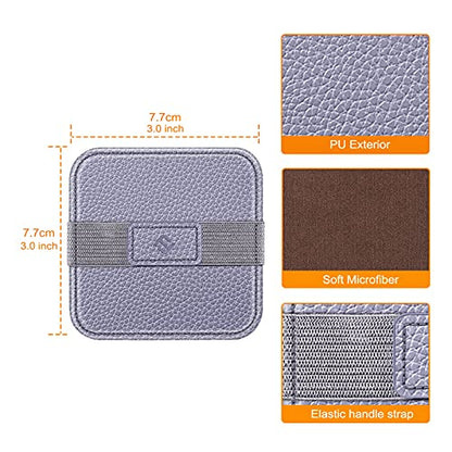 Fintie Screen Cleaning Pad, [4 Pack] Soft Cloth Wipes Screen Cleaner with Elastic Strap for iPad, iPhone, MacBook, Tablets, Laptop (Blooming Hibiscus) - color: blooming hibiscus