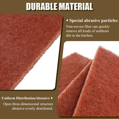 6 Pcs 4 x 6 Inch General Purpose Scuff Pads, Medium Sanding Hand Pads for Scuffing, Scouring, Sanding, Paint Primer Prep Adhesion Scratch, Surface Preparation for Car, Craft - size: Medium, 6pcs