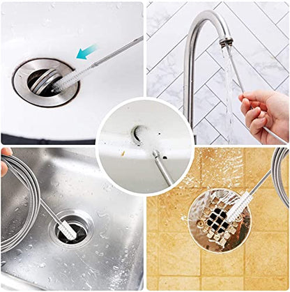 Long Wire Brush sunroof Drain Cleaning Tool for car and Fridge 60-inch X 2/5 inch