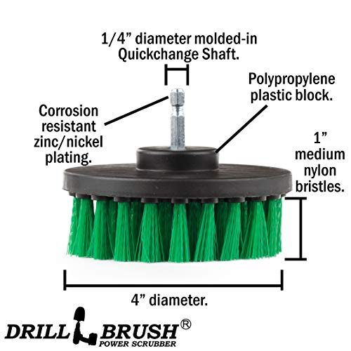 Kitchen Scrubbing Accessories - Stove Cleaning Brush - Cooktop Easy Cleaning Brushes - Griddle Scrubbing Tool - Oven Door Cleaning Brush - Skillet Brush - Kitchen Cleaning Supplies - Countertop Brush - color: Green