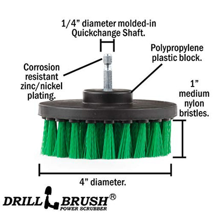 Kitchen Scrubbing Accessories - Stove Cleaning Brush - Cooktop Easy Cleaning Brushes - Griddle Scrubbing Tool - Oven Door Cleaning Brush - Skillet Brush - Kitchen Cleaning Supplies - Countertop Brush - color: Green