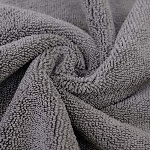 POLYTE Premium Microfiber Cleaning Towel,16x16 in 36 Pack (Blue,Gray,Yellow) - color: Blue,gray,yellow