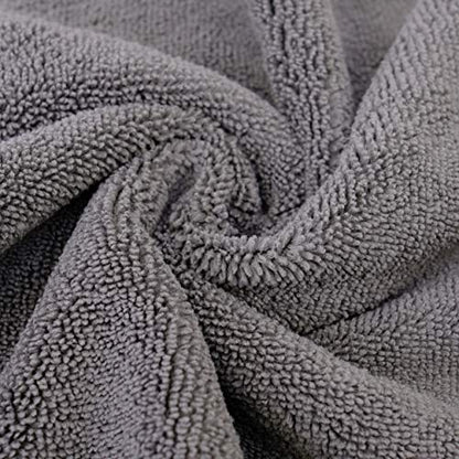 POLYTE Premium Microfiber Cleaning Towel,16x16 in 36 Pack (Blue,Gray,Yellow) - color: Blue,gray,yellow