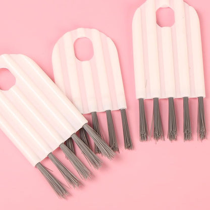4-Piece Multi-Function Computer Cleaning Kit: Soft Brush, Keyboard Cleaner, Corner Gap Duster & Keycap Cleaner