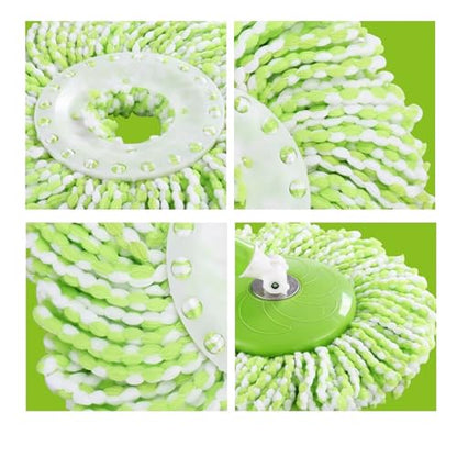 6 Pack Spin Mop Refill Pads Compatible with SIMPLI-Magic 79349 79117 979193 79229 Spin Mop Cleaning System, Part No.79161