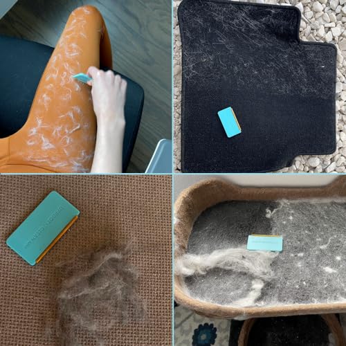 Uproot Cleaner Mini Pet Fur Removal Tool - Pocket-Sized Dog Hair Remover for Car, Clothes, Cat Beds & Tight Corners - by The Creators of The Uproot Cleaner Pro Pet Hair Removal Tool