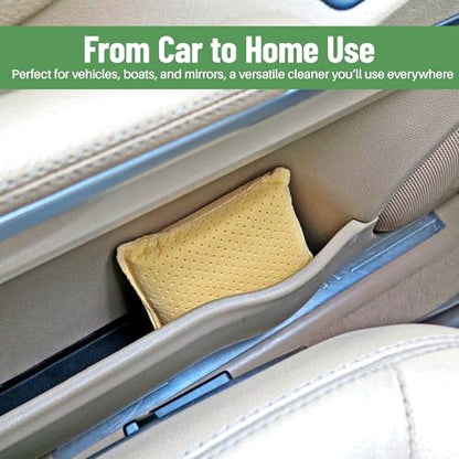 Evelots Windshield Cleaner Tool 4-Pack - Car Window & Glass Cleaning Tool, Inside Windshield Cleaner, Auto Windshield Cleaning Kit for Interior Car Windows - Yellow - size: Yellow - Set of 4