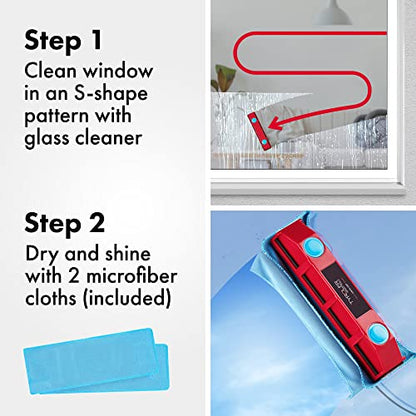 Tyroler Bright Tools The Glider D-2 Magnetic Window Cleaner for Double Glazed Windows. Fit to 0.3in - 0.7in Window Thickness. Glass Cleaner - size: Double-Glaze Fit 0.3"-0.7"