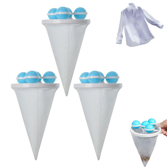 Floating Hair Filtering Mesh Removal, 2026 New Lint Catcher for Washing Machine, Reusable Pet Hair Remover for Laundry, Hair Catcher for Clothes, Bedding, Dog & Cat (Blue, 3pcs) - color: Blue, size: 3pcs