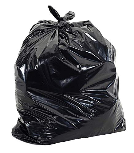Aluf Plastics 40-45 Gallon 1.5 MIL (eq) Black Heavy Duty Trash Bags - 33" x 47" - Pack of 100 - for Construction, Industrial, Outdoor, & Commercial - style: 42 Gal, 1.5 Mil Equiv, 100 Count
