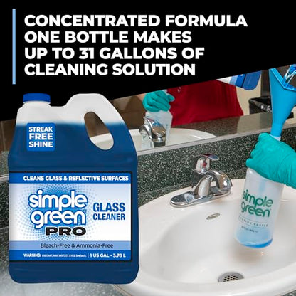 Simple Green Pro Glass Cleaner 1 Gal - size: 128 Fl Oz (Pack of 1)
