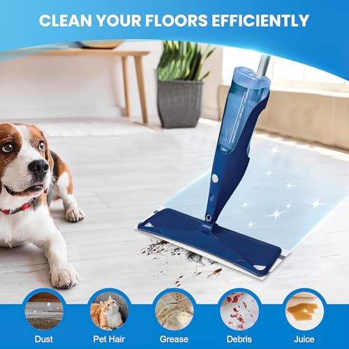 50 Pack Disposable Microfiber Cleaning Mop Pads for Bona Mop Series | Heavy Duty Disposable Sweeping Pad Replacement Refill - color: White