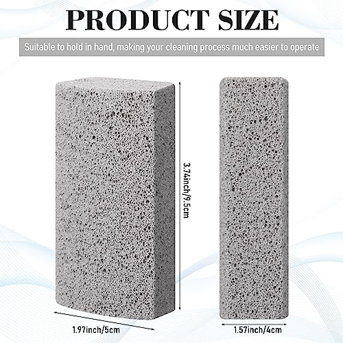 Loopeer 2 Pcs Pet Hair Remover Pumice Stone for Dog Cat Hair Removal Cleaning Pet Fur Stone 6 Inch Dog Fur Cleaning Tool for Car Interior Bedding Carpet Couch Furniture(3.74 x 2 x 1.6 in) - size: 3.74 x 2 x 1.6 In