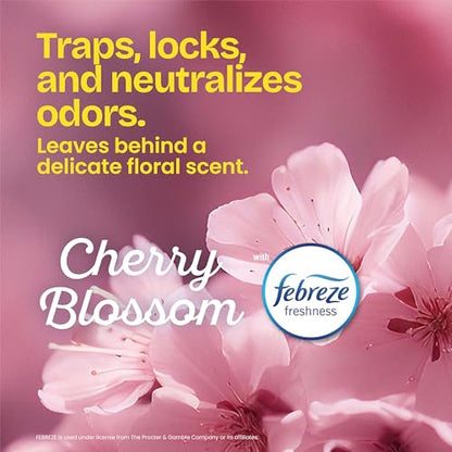 Glad Tall Kitchen Trash Bags 13 Gallon, MaxStrength Cherry Blossom Garbage Bags, Odorshield with Drawstring, 34 Count - size: 34 Count (Pack of 1)
