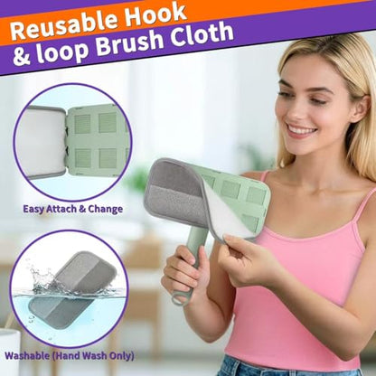 Pet Hair Remover – Reusable Lint Remover for Dog and Cat Hair, Pet Carpet Cleaner Electrostatic Lint Brush Magic Pet Hair Removal Tool for Couch, Clothes, Carpet,Rugs, Car, Bedding, Fabric Furniture - color: Color-6