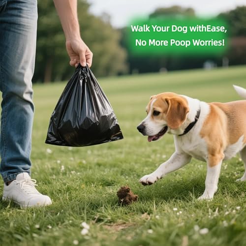 100 Count Black Small T-Shirt Trash Bags with Handles | Perfect for Dogs&Cats Waste Bags,Mini Car Trash Bags