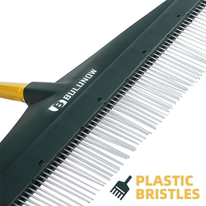 Artificial Turf Rake, 55" Long Whole-Piece Pole No Broke Design - Garden Hand Broom Rake for Easy Quick Remove Leaves, Debris, Shrubs, Pet Hairs.. from Turf, Lawn, Synthetic Grass, Carpet