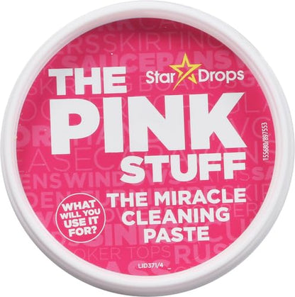 Stardrops The Pink Stuff Cleaning Paste 500g, Multi Purpose Cleaner for Kitchen, Bathroom, Tiles, Glass, Shower, Oven, Sink, Stainless Steel, Removes Grease, Grime & Stains - size: 17.63 Ounce (Pack of 1)