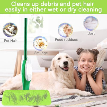 8 Pack Spray Mop Refills Compatible for Libman Freedom Spray Mop, Reusable & Washable 16in Microfiber Floor Cleaning Mop Pads for Spray Mop - color: 6 Pack