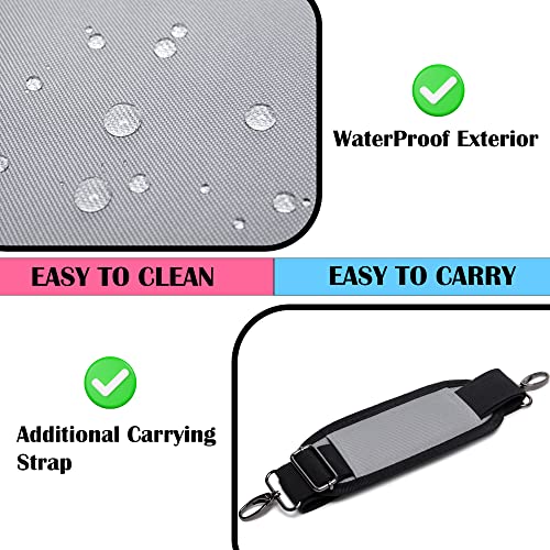 Cleaning Caddy with Handle and Shoulder Strap Organizer for Cleaning Supplies