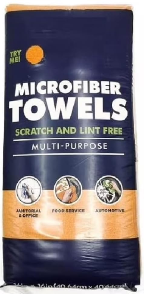 Member's Mark 16" x 16" Microfiber Towels, 36 Count (Yellow)