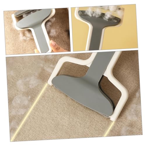 Pet Hair Remover for Clothes and Carpet, Manual Lint Remover Brush with Multi-Edge Scraper, Portable Fur Cleaner Tool for Upholstery, Sweaters, and Pet Hair Removal