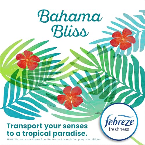 Glad Small Trash Bags 4 Gallon, Febreze Bahama Bliss Garbage Bags, Odor Resistant with Drawstring, 80 Count (Pack of 2) - size: 80 Count (Pack of 2)