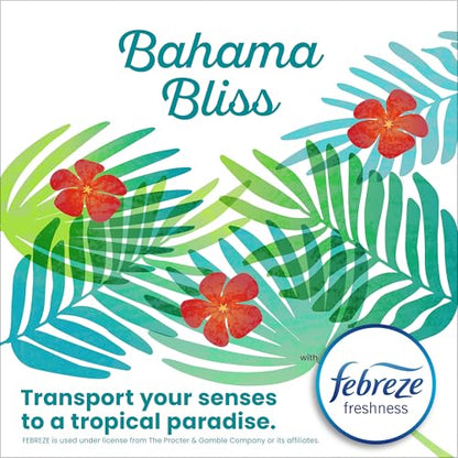 Glad Small Trash Bags 4 Gallon, Febreze Bahama Bliss Garbage Bags, Odor Resistant with Drawstring, 80 Count (Pack of 2) - size: 80 Count (Pack of 2)