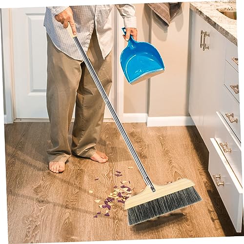 Cabilock Soft Bristle Broom with Handle Long Handle Floor Brush for Home Kitchen Outdoor Cleaning Static Bristles for Sweeping Pet and Dirt Hardwood and Carpet Floors