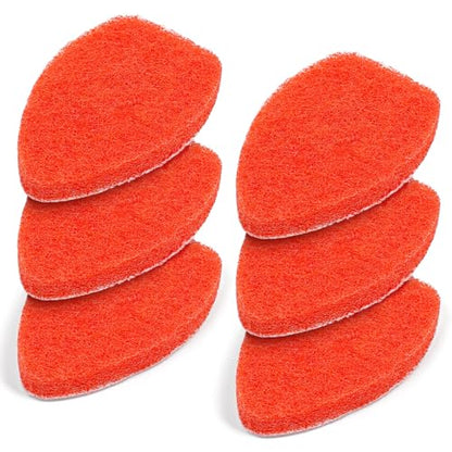 6PCS Shower Scrubber Scouring Pads, Refill Pads for MAVRIZ Tub Scrubber - size: Scouring Pads