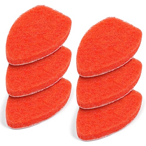 6PCS Shower Scrubber Scouring Pads, Refill Pads for MAVRIZ Tub Scrubber - size: Scouring Pads