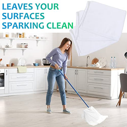 Newwiee 6 Pcs Extra Large Microfiber Cleaning Cloth 30" x 20" Washable Reusable Microfiber Towel Streak Free Lint Free Cloth for Cleaning Home Glass Office Window Bathrooms (White) - color: White