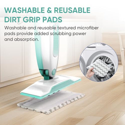 6 Pack S1000 S2001 Steam Mop Replacement Pads for Shark S1000 S1000A S1000C S1000WM S10001C S1200 & S2001 SteamSpot Steam Mop