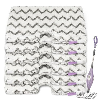 Steam Mop Replacement Pads for Shark S3500 Series S3501 S3601 S3550 S3801 S3901 SE450 S3601D S3901D S2901 S2902 Microfiber Steam Pocket Mop Pads Washable, 6 Pack - size: 6 Pack