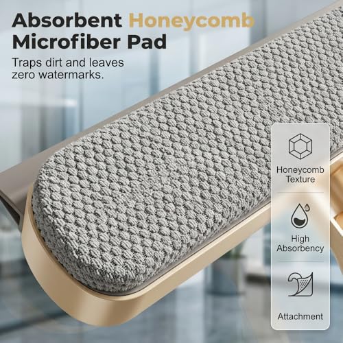 Window Screen Cleaning Brush, 2027 New 2 in 1 Window Cleaning Brush with Adjustable Handle, Mesh Screen Cleaner with Cleaning Solution for Glass, Window Scrubber for Home and Kitchen (Grey+Yellow) - color: Grey+yellow