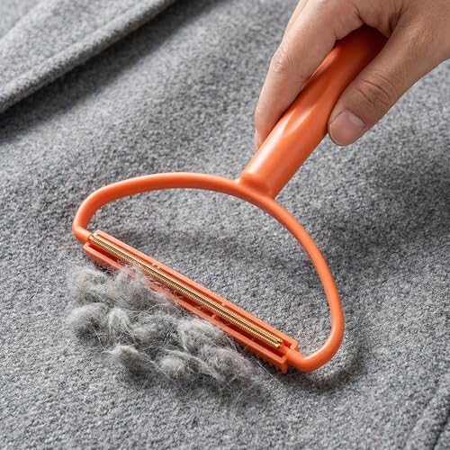 Pet Hair Remover for Laundry, Portable Double Sided Fabric Shaver and Lint Remover, Manual Dog Hair Removal Tool Sweater Shaver Clothing Depiller for Rugs Furniture and Woolen Coats