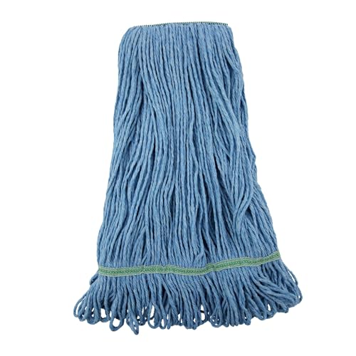 Boardwalk BWK 502BLNB Narrowband Looped-End Mop Head, Medium, Blue (Pack of 12)