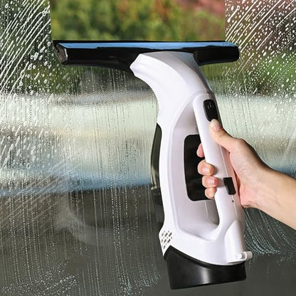 Electric Window Vacuum Squeegee, 11 Inch Soft Silicone Blade, Rechargeable Window Cleaner Tool with 1.2KPa Suction Power, Cordless Vacuum Squeegee for, Mirrors, Car