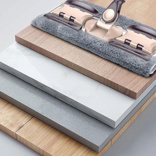 Adjustable Aluminum Flat Mop for Household 360 Degree Dusting Microfiber Pad Lazy Tool 133cm Handle - color: B
