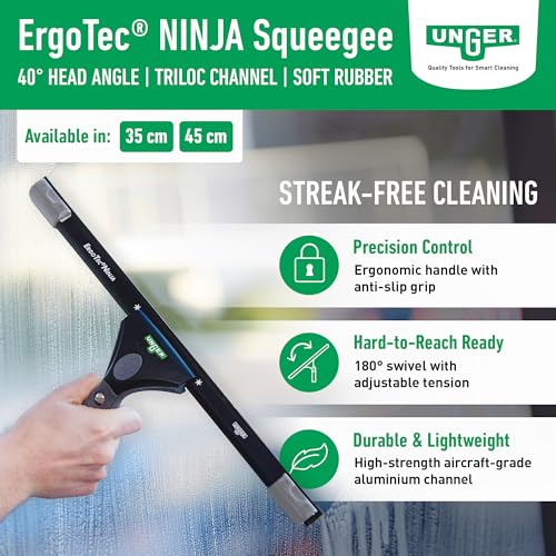 UNGER Black 18" Window Squeegee