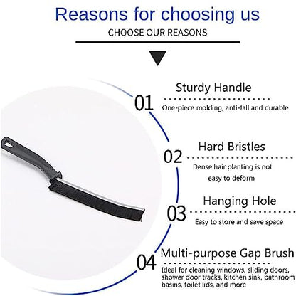 Gaps Cleaning Brush Crevice Cleaning Tools Crevice Cleaning Brush, Window Groove Brush Clean The Dead Corners Of Bathroom Kitchen Tiles, Multifunctional Window Slots, And Brushes (Size : 3PCS) - size: 3PCS