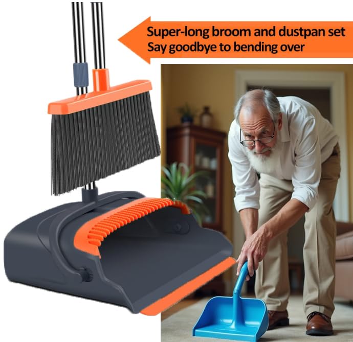 Broom & Dust pan Set Upright