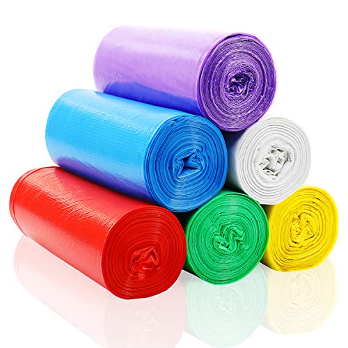 KONE 4 Gallon Trash Bags 168 Count Extra Thick Small Trash Bags Small Garbage Can Bags for Bathroom Home Office Kitchen