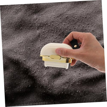 Toddmomy Portable Mini Lint Roller for PET Hair Removal Compact Travel Size Sticky Lint Remover for Clothing and Furniture Reusable Hair Trimmer Hand Strap